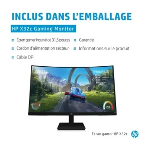 Meilleure vente 💯 HP X32c – VA/1ms/FHD ✔️ Retour Facile et Gratuit 23