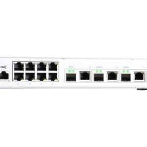 marque moins cher Promo ❤️ Qnap QSW-M408-4C – 8 (ports)/10/100/1000/Sans POE/Non Empilable/Manageable/4 ⭐ 19