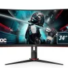 marque pas cher en ligne Coupon 🎁 AOC CU34G2 – 34 VA Inc./1ms/UWQHD/DP/HDMI/100Hz 🎁 41