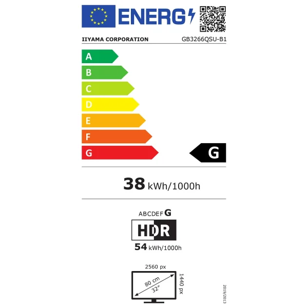 site officiel Coupon 🥰 Iiyama GB3266QSU-B1 – 32 VA Incurvé/1ms/WQHD/DP/144Hz 😉 6