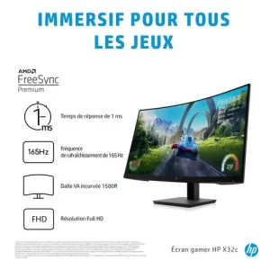 Meilleure vente 💯 HP X32c – VA/1ms/FHD ✔️ Retour Facile et Gratuit 31