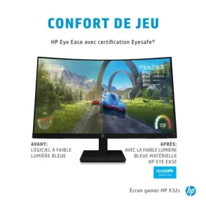 Meilleure vente 💯 HP X32c – VA/1ms/FHD ✔️ Retour Facile et Gratuit 25