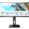 Le moins cher 🌟 AOC P2 CU34P2A – 34/VA/1ms/UWQHD/HDMI/HP ✔️ se précipiter pour acheter 34