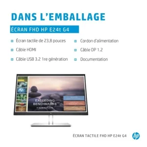 Vente flash 🧨 HP E-Series E24t G4 – 24/IPS/FHD ⭐ mode pas cher 27