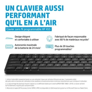Dernières Nouveautés Tout neuf ✨ HP 455 Progmable WL KBD FR 🧨 24