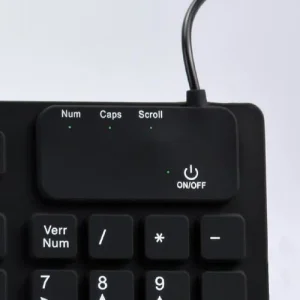 officiel Budget 🥰 MCL Samar Wired Waterproof Silicone Keyboard 🔔 12