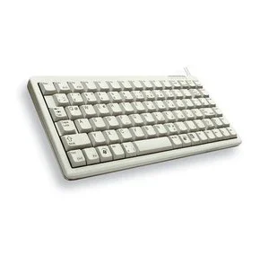 Budget 🧨 Cherry G84-4100 COMPACT KEYBOARD Clavier Filaire Miniature, USB/PS2, Gris Clair, AZERTY – FR 💯 officiel 9