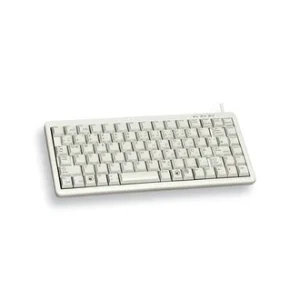 Budget 🧨 Cherry G84-4100 COMPACT KEYBOARD Clavier Filaire Miniature, USB/PS2, Gris Clair, AZERTY – FR 💯 officiel 7