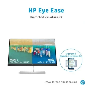 Vente flash 🧨 HP E-Series E24t G4 – 24/IPS/FHD ⭐ mode pas cher 25